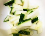 全てレンジさつま芋豚こまオイ酢青椒肉絲風作り方5写真