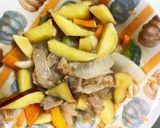 全てレンジさつま芋豚こまオイ酢青椒肉絲風作り方14写真