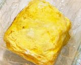 レンジで卵焼き(カニかま)作り方5写真