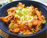 ガツガツすすむ♡豚キムチーズ丼♪作り方5写真