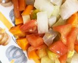 全てレンジ温野菜卵トマト炒めチャンプル作り方14写真