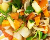 全てレンジ温野菜卵トマト炒めチャンプル作り方18写真