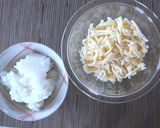 チーズ好き感涙！厚板鉄板で焼きチーズご飯作り方1写真