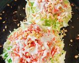 我が家のお好み焼き(広島出身の夫作)作り方5写真