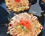 我が家のお好み焼き(広島出身の夫作)作り方11写真