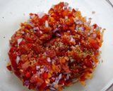 レンジで簡単！そうめんミートソース作り方1写真