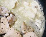 鶏肉&チーズのホワイトチキンライス作り方3写真