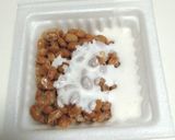 納豆にちょい足し（生クリーム変）作り方2写真