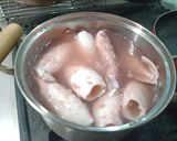 しっかり押してゆっくり発酵！ イカ寿司作り方3写真