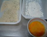 カレイのパン粉焼き(カレーソース添え)作り方1写真