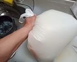 しっかり押してゆっくり発酵！ イカ寿司作り方16写真