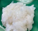 食べられる紫陽花！アボガドとかまぼこご飯作り方5写真