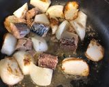 レンジで時短　サバ缶と大根でカレー炒め作り方5写真