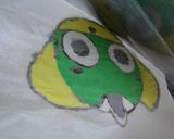 簡単キャラデコ　ケロロ軍曹　キャラケーキ作り方11写真