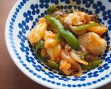 むね肉と野菜のナポリタン風焼き♪作り方6写真