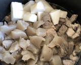 超簡単！お肉トロトロ✌︎︎牛すじの煮込み作り方4写真