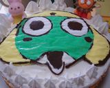 簡単キャラデコ　ケロロ軍曹　キャラケーキ作り方13写真