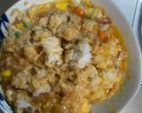 レンジ簡単洋風梅スンドゥブ味炒飯弁当作り方10写真