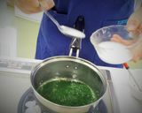 ほうれん草のあんかけ豆腐作り方5写真