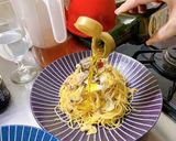 さば缶キャベツの塩麹パスタ作り方4写真