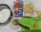 夏のスイーツ「白桃入りミルクゼリー」作り方1写真