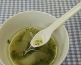 ≪離乳食７か月～≫かぶとわかめのみそ汁作り方6写真