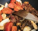 牛肉の中華風トマト炒め作り方2写真