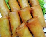 野菜たっぷりたけのこ入り春巻き作り方6写真