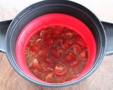 ヘルシー!鶏むね肉のトマトソース掛け作り方3写真