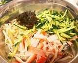 時短!もずく酢で冷やし中華風おひたし作り方2写真