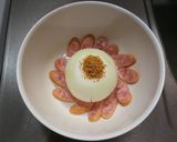 丸ごと玉ねぎとウインナーのレンジ蒸し作り方2写真