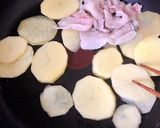 じゃが豚しそにんにくバター醤油焼き作り方3写真