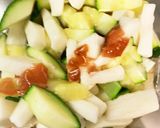 レンジ長芋とズッキーニの梅肉浅漬け作り方11写真