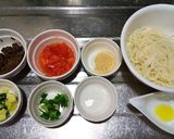 犬ご飯 イタリアンそうめん作り方1写真