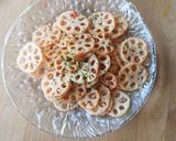 デパ地下★レンコン梅金平★お弁当★常備菜作り方6写真