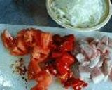 トマトのレッドカリー__Tomato's Red Curry作り方1写真