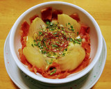 丸ごと玉ネギとベーコンのレンジ蒸し作り方4写真