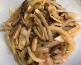しいたけと玉ねぎ入り生姜焼き作り方6写真