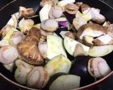 副菜♡弁当♡茄子とホタテと椎茸の旨煮作り方1写真