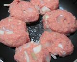 玉ねぎごろごろの！なんちゃってハンバーグ作り方7写真