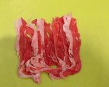 レタスと山芋の牛肉巻き、オイスター炒め作り方3写真