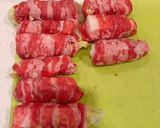 レタスと山芋の牛肉巻き、オイスター炒め作り方5写真
