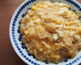 油揚げと卵のふんわり♪和風だしあんかけ丼作り方5写真