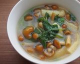 なめこと三つ葉の味噌汁♪作り方6写真