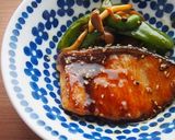 ぶりの胡麻照り焼き♪野菜もたっぷり入れて作り方6写真