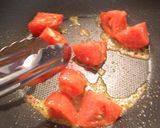 ✿うめ~(梅)✿とまとのパスタ作り方2写真