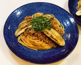 茄子の和風ミートパスタ作り方6写真