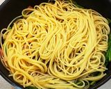 ベーコンエッグパスタ作り方3写真