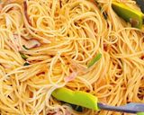 ☆ほうれん草とベーコン椎茸の和風パスタ☆作り方6写真