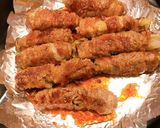 レタスと山芋の牛肉巻き、オイスター炒め作り方11写真